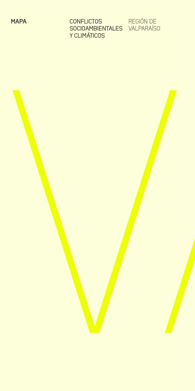 Portada — Mapa de conflictos socioambientales y climáticos. Región de Valparaíso