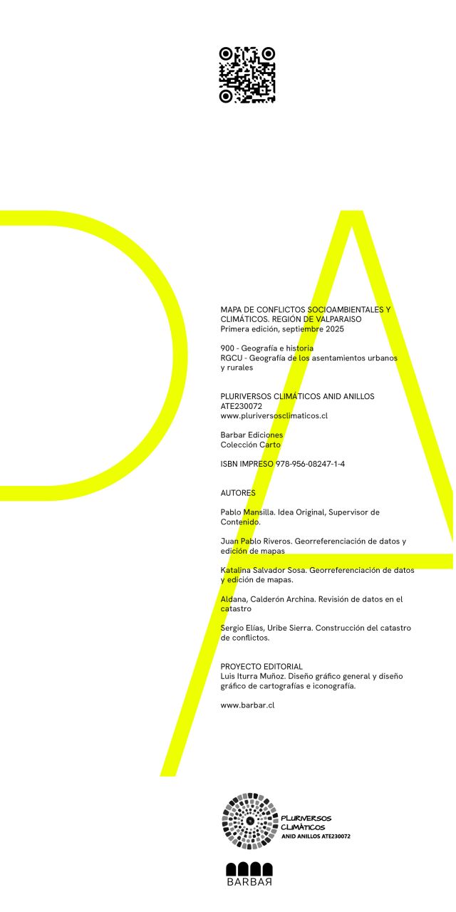 Lomo — Mapa de conflictos socioambientales y climáticos. Región de Valparaíso
